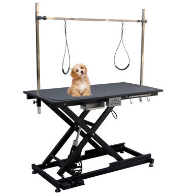 Dog hair outlet cutting table